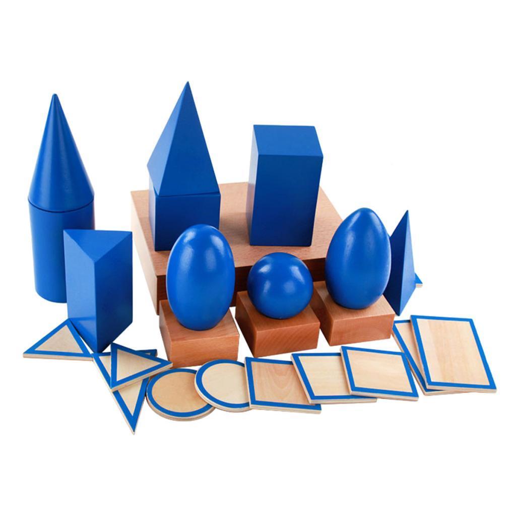 Wooden 3D Geometric Solid - Mainan Edukasi iRentKids.com